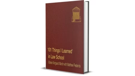 101 Things I Learned in Law School by Vibeke Norgaard Martin & Matthew Frederick for Sale Cheap
