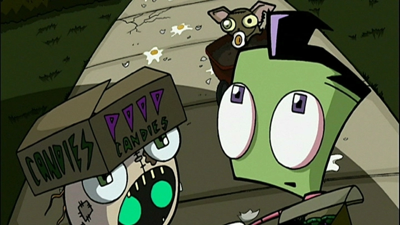 Buying and selling cheap Invader Zim (2)