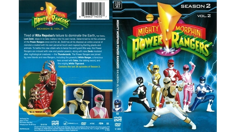 Power Rangers Mighty Morphin Season 2 Movie for Sale Cheap