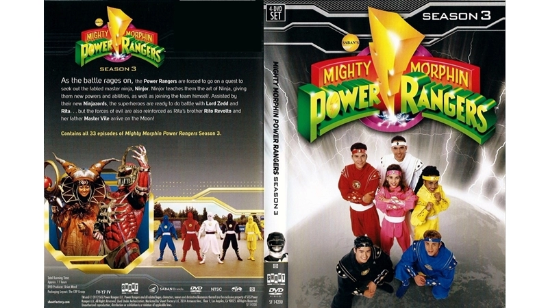 Power Rangers Mighty Morphin Season 3 Movie for Sale Cheap