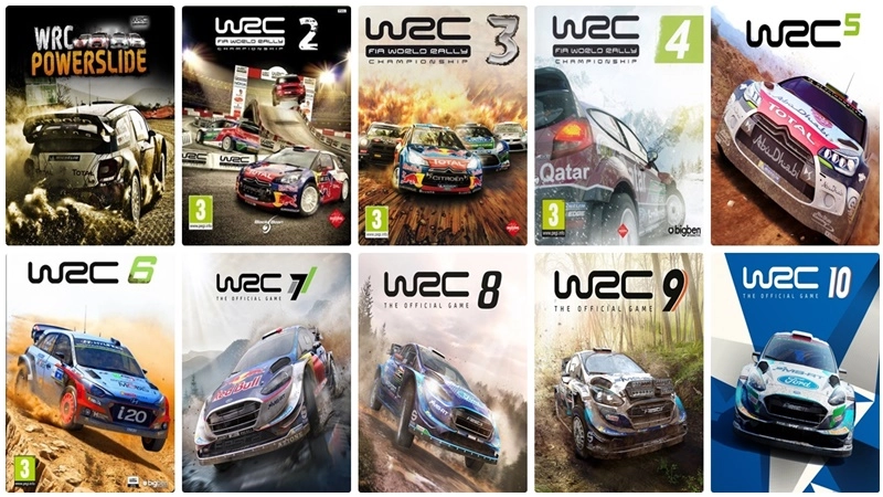 WRC World Rally Championship Games for Sale Cheap