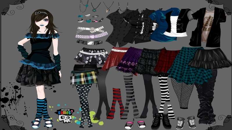 Dress Up Goth Girl Games for Sale Cheap (6)
