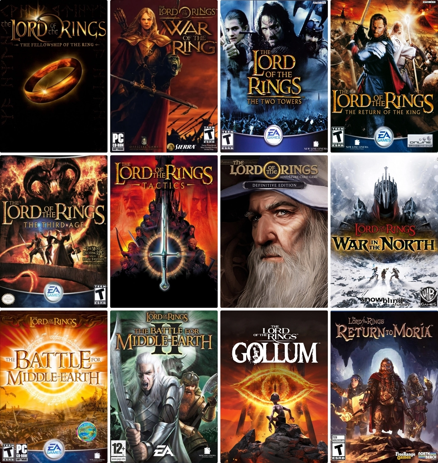 The Lord of the Rings Games Collection Complete