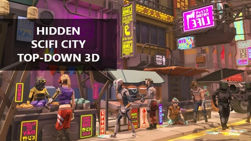 Buy Sell Hidden SciFi City Top-Down 3D Cheap Price Complete Series (1)