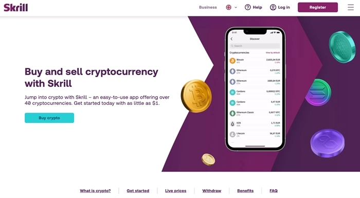 How to buy Crypto on Skrill for Beginners