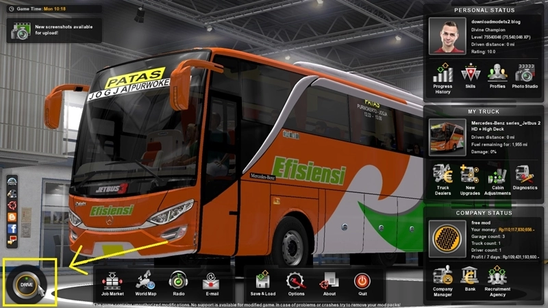 Tutorial Cara pasang Mod Indonesia pada Game ETS2